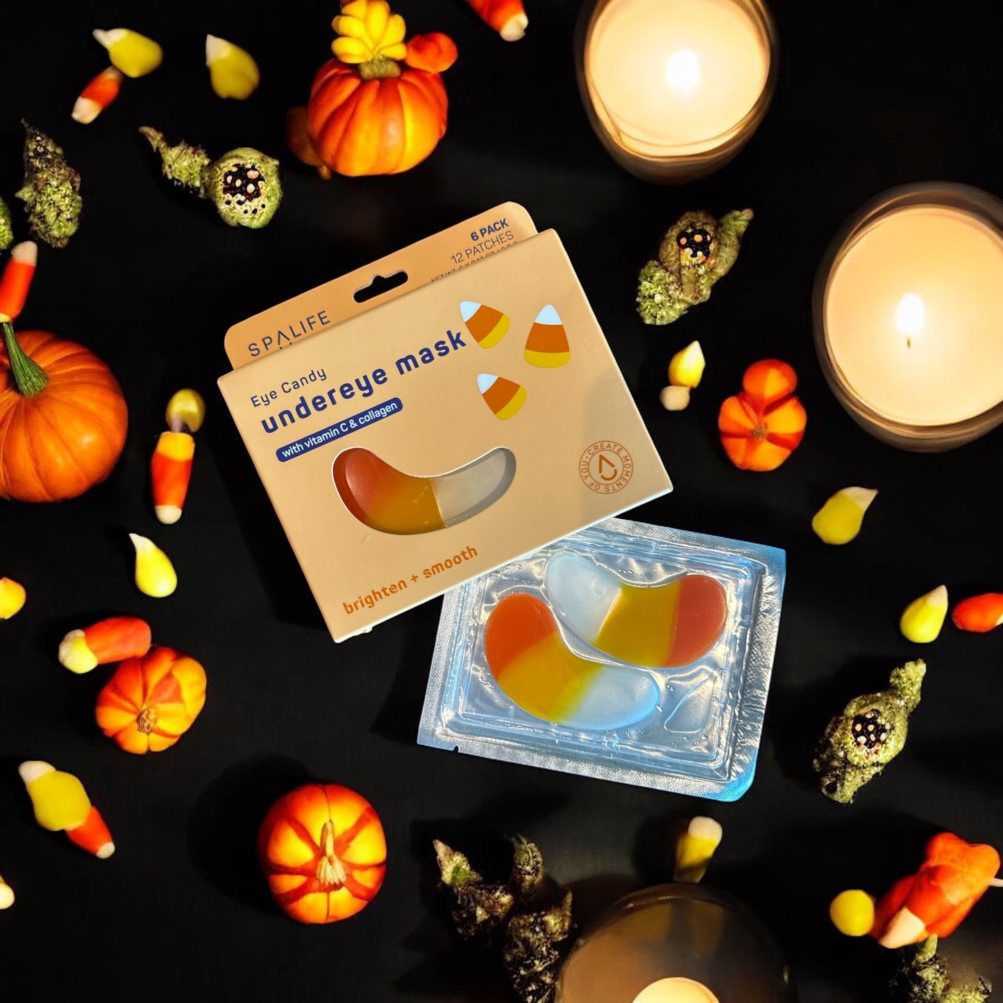 Eye Candy Undereye Mask (Candy Corn Edition)