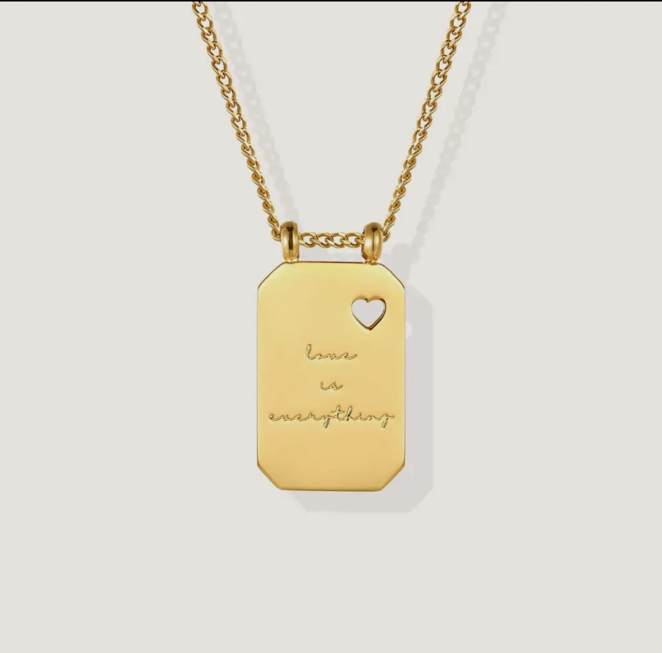 Love is Everything necklace by Mantra